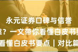 永元证券口碑与信誉是否可靠？一文带你看懂白皮书要点｜对比篇
