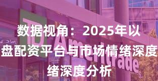 数据视角：2025年以来实盘配资平台与市场情绪深度分析